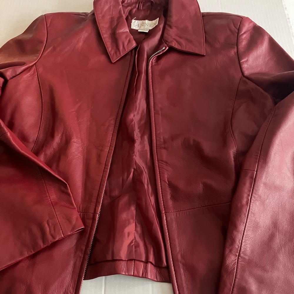 Casual Corner Leather Jacket